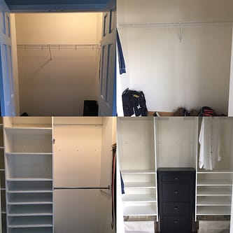 Closet Organizer Install